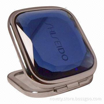 Rectangular Shape Crystal Mirror, sized 68 x 60mm